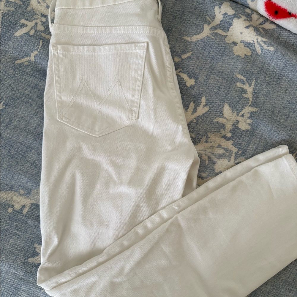 MOTHER White Skinny Jeans High-Waisted - Picture 5 of 5
